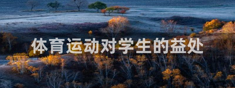MK体育官方正版app开户：体育运动对学生的益处