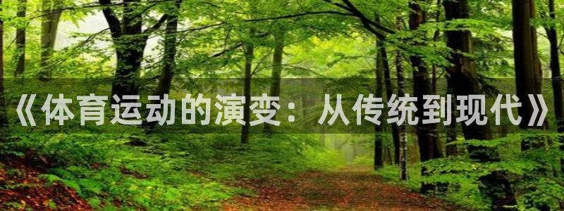 MK体育官网下载平台是正规平台吗：《体育运动的演变：从传统到