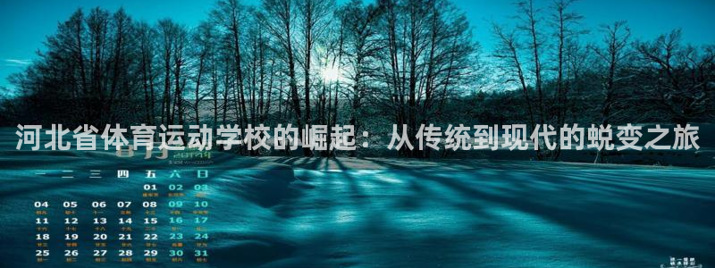MK体育官网下载招商电话号码：河北省体育运动学校的崛