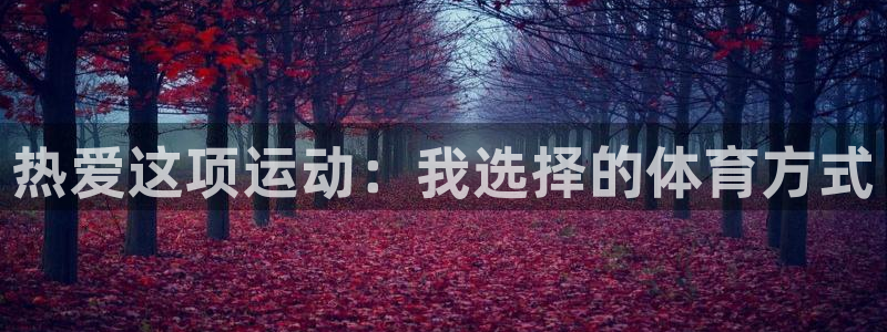 MK体育官网下载平台假的吗是真的吗：热爱这项运动：我选择的体